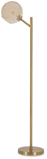 Prime Furniture - Ashley Furniture - Abanson Lighting - Metal Floor Lamp (1/CN) / Black - L734381